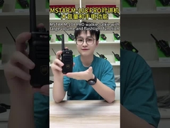 MSTAR M-108 PRO walkie-talkie com grande volume e função de lanterna
