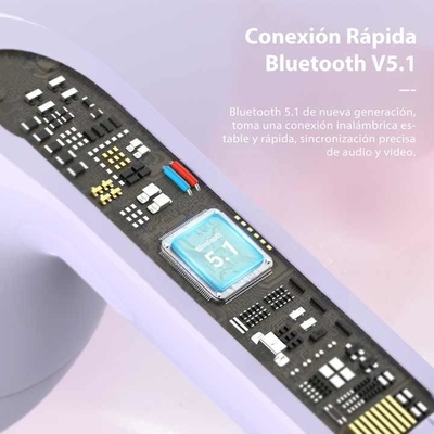 comprar Fones de ouvido e microfone 51-60 Ms Delay Time Fones de ouvido e microfones sem fio com conexão sem fio e chipset JL fabricação em linha