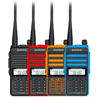 comprar X3-Plus X3 18W Walkie Talkie 20 KM Tri-band Radio with 9500mah Battery UHF VHF Two Way Radio for Vessel Boat Sea Navigation fabricação em linha