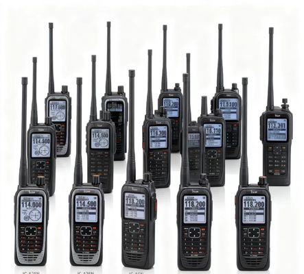 comprar Venda Quente ICOM IC A25N VHF Air Band Transceiver Radio de mão de aviação com frequência de 118 ~ 137MHz e resistência à água IPX5 fabricação em linha