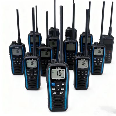 comprar Icom C-M25 IPX7 Waterproof VHF Marine Transceiver with 16 Storage Channels and 1500mAh Battery Long Range Handheld Radio fabricação em linha