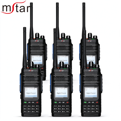 Comprar Rádio Bidirecional DMR VHF UHF com Potência de Saída de 10W e 16 Canais de Armazenamento Walkie Talkie Digital fabricação em linha