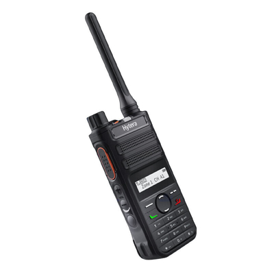 Rádio digital de duas vias preto AP580 Walkie Talkie Hytera Digital e analógico de uso duplo de alta potência