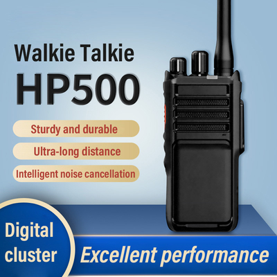 Rádio digital de duas vias HP500 GPS Bluetooth UHF VHF profissional DMR portátil Rádio de duas vias Walkie Talk