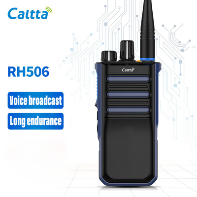 Rádio digital de duas vias RH506 sem fio Digital Railway Voice Broadcast Long Endurance Walkie Talkies profissionais