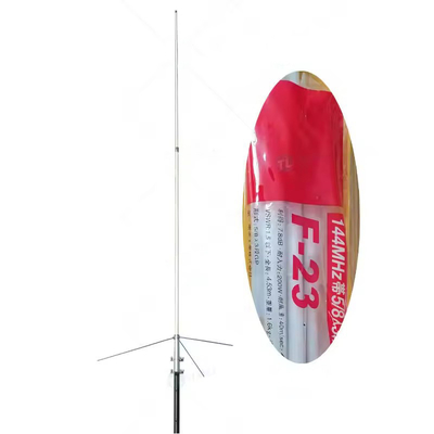 Diamante F23 F23H antena 4,53m alta ganância VHF fibra de vidro antena de estação base com gráfico de corte
