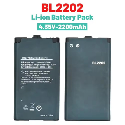 Bateria BL2202 4.35V 2200mAh Bateria recarregável de íons de lítio Hytera BD300 BD350 Bateria Walkie Talkie Digital-Analog