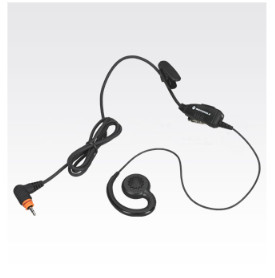Fone de ouvido e microfone PMLN7189 Ferramenta de ouvido rotativa com microfone em linha e função PTT.