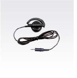 Fone de ouvido e microfone BDN6719 Receptor no ouvido com plugues roscados de 3,5 mm