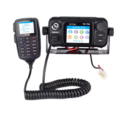 TM-7700D LTE WCDMA GSM IP Network POC Dual Band Rádio móvel com GPS Preto Ce Tlf Tec móvel