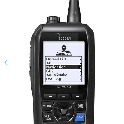 M94D VHF Radio Marítima de Duas Maneiras IP57 Flash Flutuante Para Barco Com Display LCD
