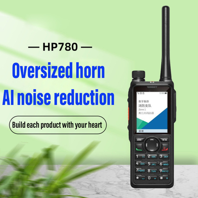 HP780 Radio Digital Cluster GPS / Beidou posicionamento Walkie Talkie profissional