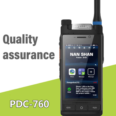 PDC760 Comunicação codificada à prova d'água Octa-core GPS Dual Bluetooth Walkie Talkie