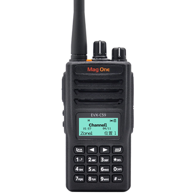 C59 IP54 Impermeável à poeira Digital-Análogo Gravação de chamadas Walkie Talkie de longa distância