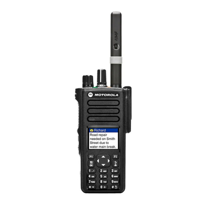 DGP8550E rádio UHF VHF DMR de longo alcance com função GPS rádio walkie talkie