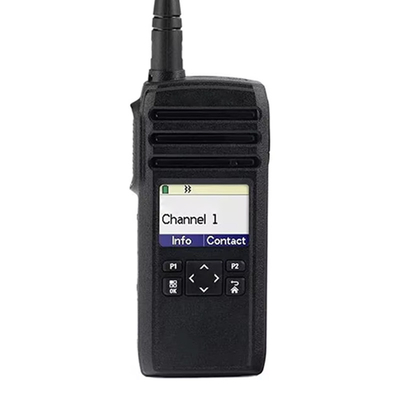 Dtr700 UHF Duas vias de rádio de comunicação de grupo intercomunicação digital Walkie Talkie móvel