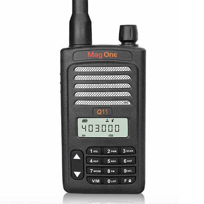 Q11 Walkie Talkie portátil com criptografia de chamadas CTCSS FM Radio Noise Reduction Long Range
