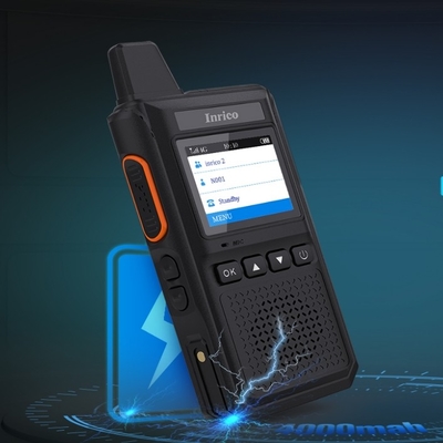 inrico T700 HD RTOS IP54 4000mAh Push-to-Talk Tipo-C Rádio de duas vias