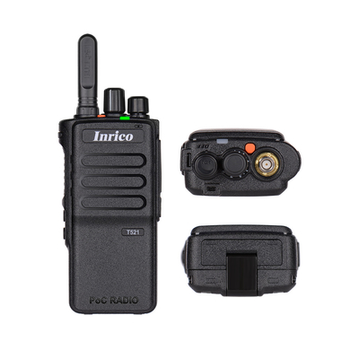 INRICO T521 POC Long Distance Two Way Radio Power Speaker Cellular Walkie-Talkie 3W Speaker 2,8' Touch Display Comunicação de longa distância