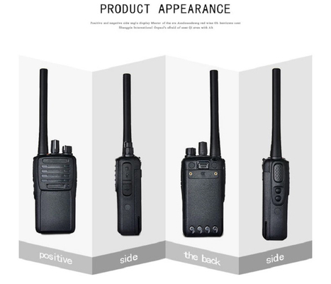 Motorola VZ-D281 Rádio bidirecional de 5-10 km com alcance de conversa com frequência VHF UHF e 32 canais de armazenamento