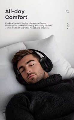 Fones de ouvido por cima da cabeça Acessórios para duas vias de rádio estilo de fones de ouvido estilo de ouvido sem fio fones de ouvido cancelamento de ruído ativo