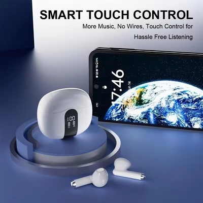TWS Earbuds Acessórios para Rádio de Duas vias 5.4V Acessórios para Rádio de Duas vias com capacidade de bateria de 300mAh Fator de forma de fone de ouvido semi-no ouvido Versão 5.4V