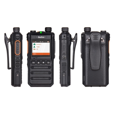 Inrico T640 POC Long Distance Two Way Radio 2.8' HD Display POC Long Distance Two Way Radio com classificação IP54 e câmera frontal de 2MP de alta definição