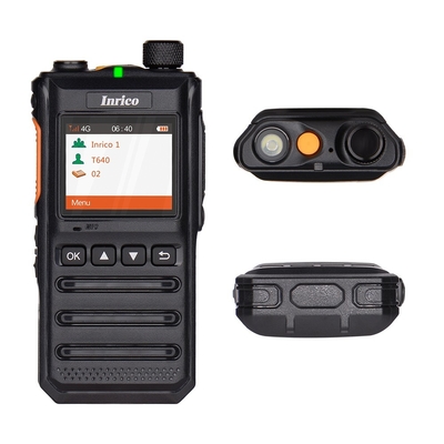 Inrico T640 POC Rádio de longa distância de duas vias de alta potência Rádio de duas vias IP54 Classificação de câmera frontal de 2MP para requisitos do cliente