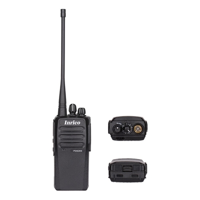 inrico PD660 Radio à prova d'água de duas vias 15 horas Tempo de conversa Modo DMR e sensibilidade analógica 12db SINAD 0,25μV Transceptor portátil à prova de salpicos