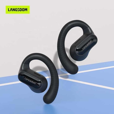 Langsdom True Fones de Ouvido Bluetooth Wireless Acessórios Para Rádio de Duas vias 700mah Capacidade da Bateria Fones de Ouvido Bluetooth Wireless com Molde Privado