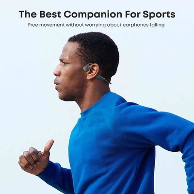 Langsdom Esportes Bluetooth fones de ouvido Acessórios para rádio de duas vias Fones de ouvido de ouvido aberto Acessórios de fator de forma para rádio de duas vias com IPX-4 padrão à prova d'água e ecrã digital