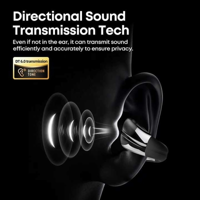 Indicador de bateria LED Fones de ouvido e microfone Material ABS à prova d'água padrão IPX-4 para comunicação clara