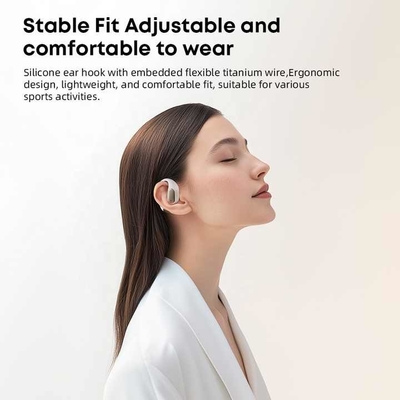 Fones de Ouvido Aberto - Ouvido Stereo Bass Headset 500mAh Over Ear Headphones Bluetooth Fones de Ouvido sem fio de condução óssea