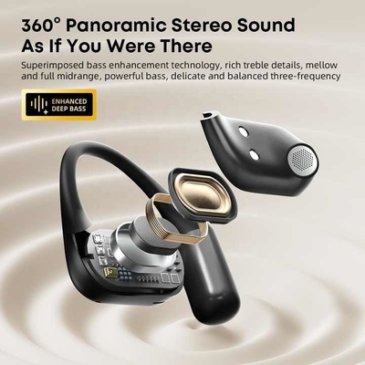 Fator de forma de ouvido aberto para MP3 / celular / PC Compatibilidade Bluetooth V5.4