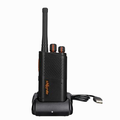 Chierda CD21 Mini Walkie Talkie 5W UHF VHF rádio portátil de duas vias
