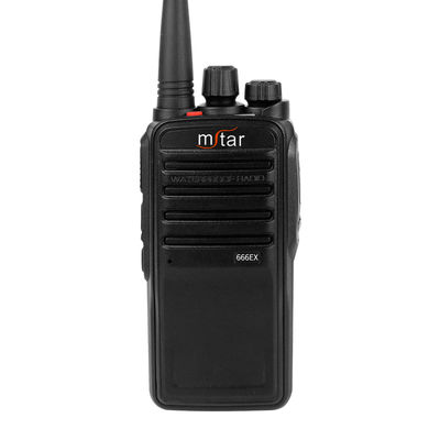 MSTAR DP666EX Walkie Talkie à prova de explosão impermeável 5W UHF VHF