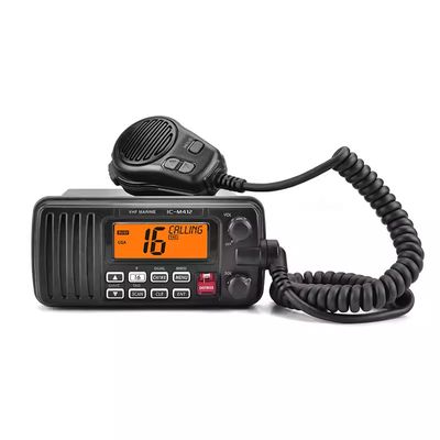 IC-M412 25W Waterproof IPX7 IP67 VHF Marine Radio Submersible Car Radio Station for ICOM