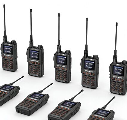 Baofeng UV-18H NOAA GPS rádio portátil com 10 dias de duração da bateria Walkie Talkie para uso ao ar livre