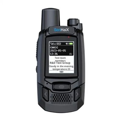 SPTT-D1 4G POC Walkie Talkie com alcance de 5000 km para comunicação de frotas ao ar livre e hotéis autônomos