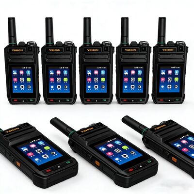 YSHON Q-3588S Intercom Android de Alta Potência 4G POC Rádio Bidirecional com Walkie Talkie de Longo Alcance de 5000km
