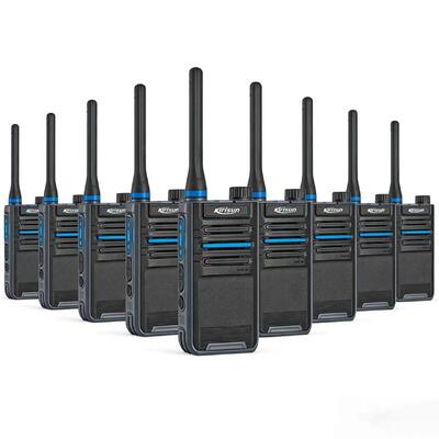 Kirisun PT376 Walkie Talkie Profissional Antifalhas com Potência de Saída de 2W para Comunicação de Longo Alcance