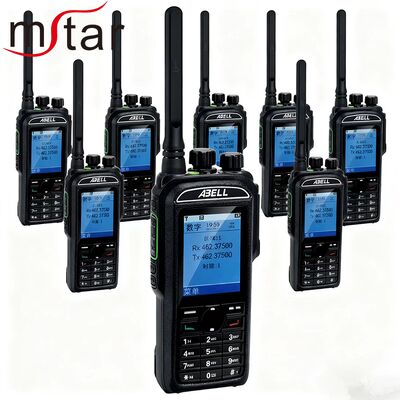 ABELL A780T Alarme de Emergência DMR Rádio Digital Analógico Walkie Talkie IP67 À Prova D'Água Rádio Bidirecional