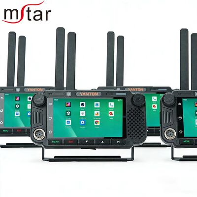 YANTON TM-7600 Rádio PTT Profissional 4G LTE com GPS e Rede IP para Comunicação Móvel em Veículos