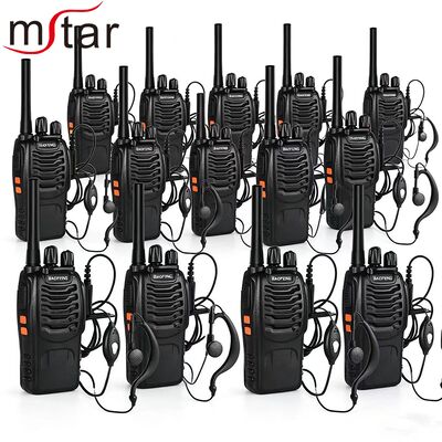 Walkie Talkie UHF Baofeng BF-888S Plus com Alcance de 3-5km