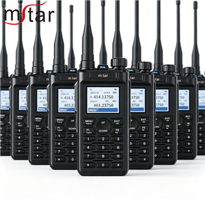AES256 DRM Sinal Digital GPS Walkie Talkie de longa distância Rádio em dois sentidos