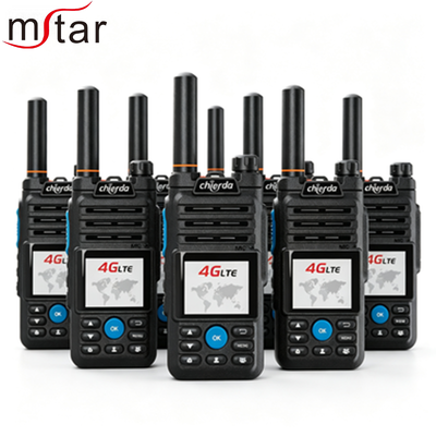Chierda P6 Rádio em dois sentidos portátil de longo alcance 4G POC Walkie Talkie
